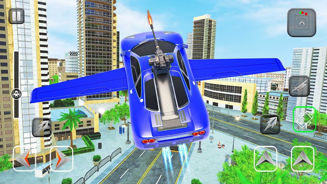 Flying Car Shooting - Car Game