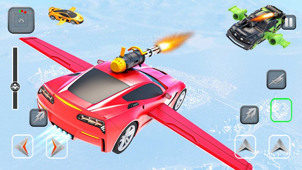 Flying Car Shooting - Car Game