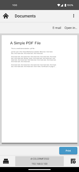 Olivetti Mobile Print