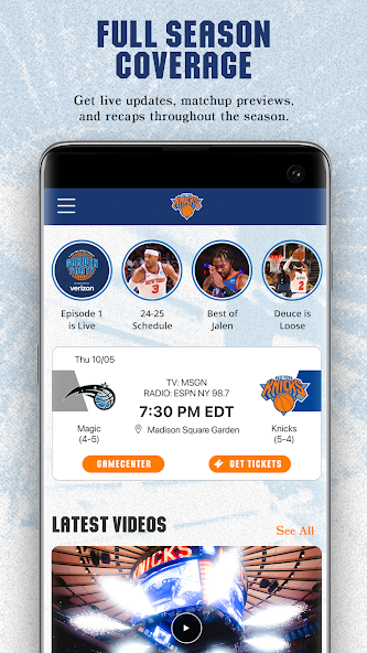 Official New York Knicks App
