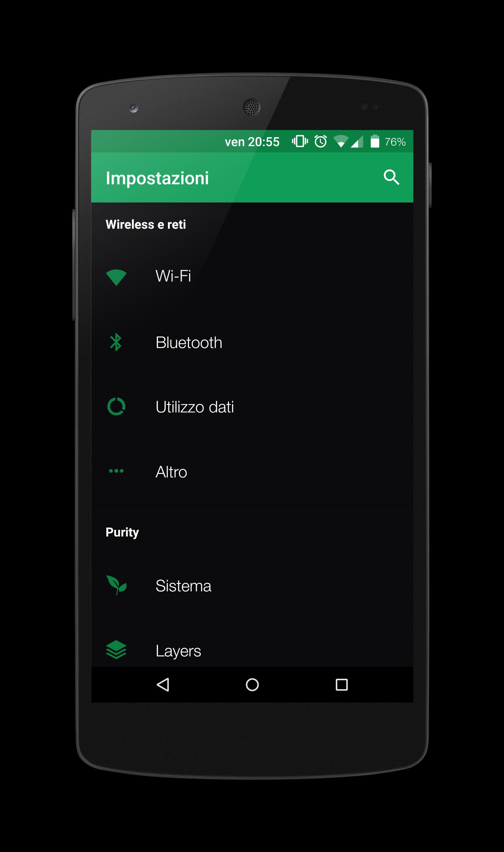 FieldGreen Dark - Layers Theme