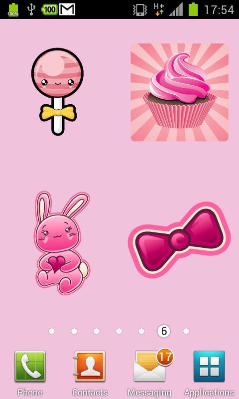 100 Cute Girly Stickers ^_^