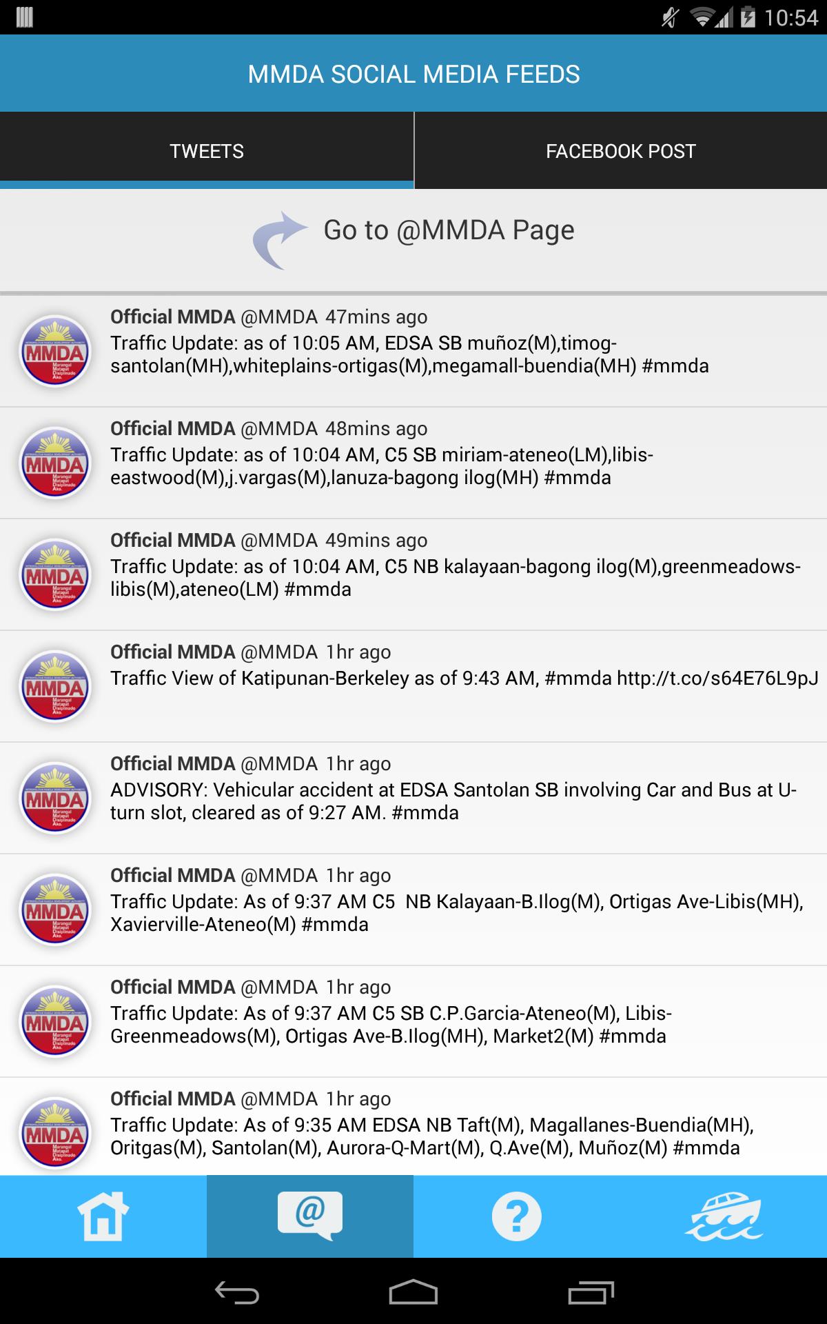 MMDA Traffic Navigator v2.0