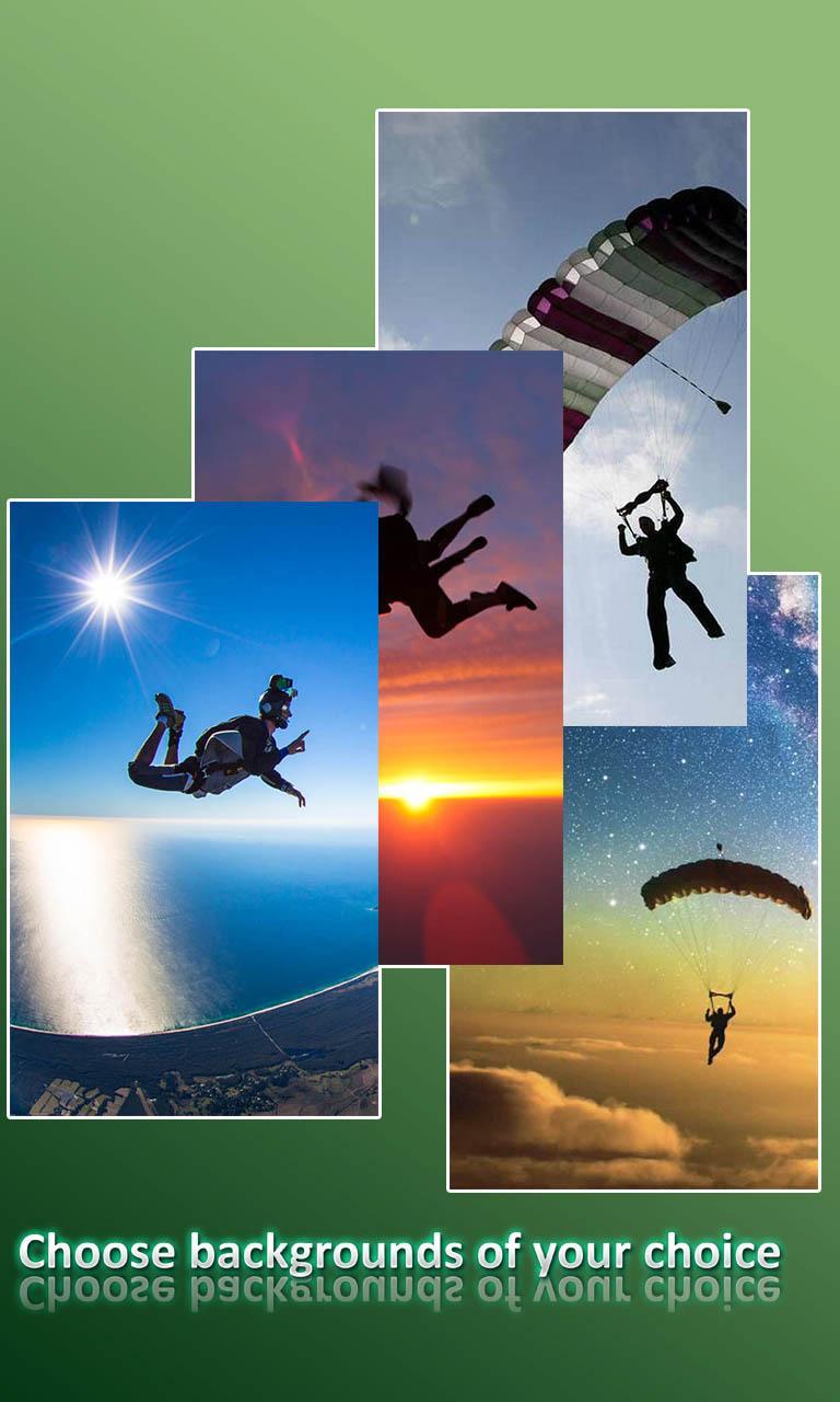 Photo Frames with Skydivers