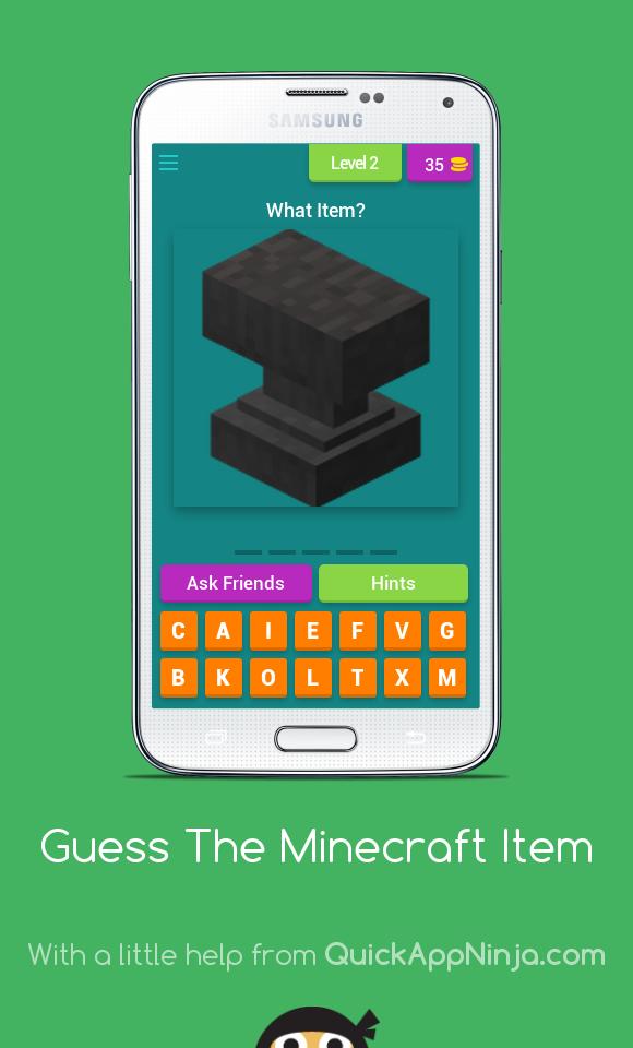 Guess The Minecraft Item