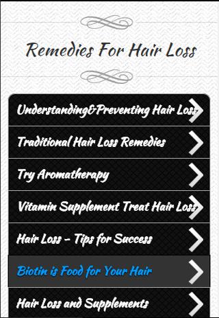 remedies for hair loss