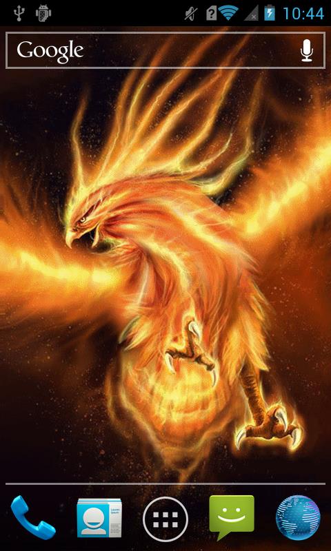 Huge fiery bird LWP