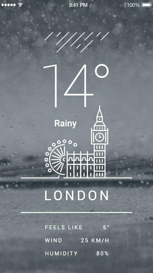 Weather & Clock Widget Android