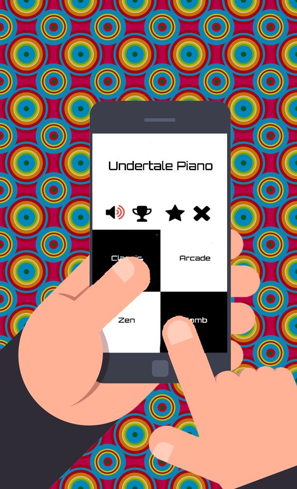 Piano tiles for Undertale