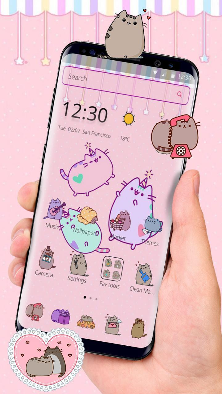 Cute Unicorn Pusheen Cat Theme