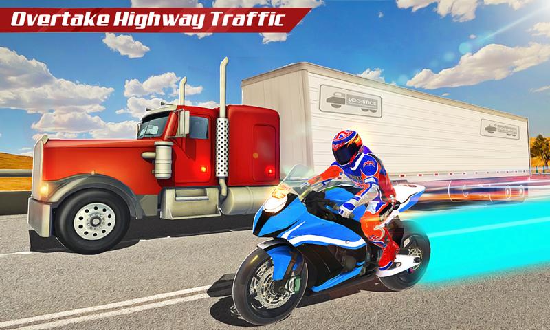 Light Bike Racer Highway Rider Traffic Racing Game