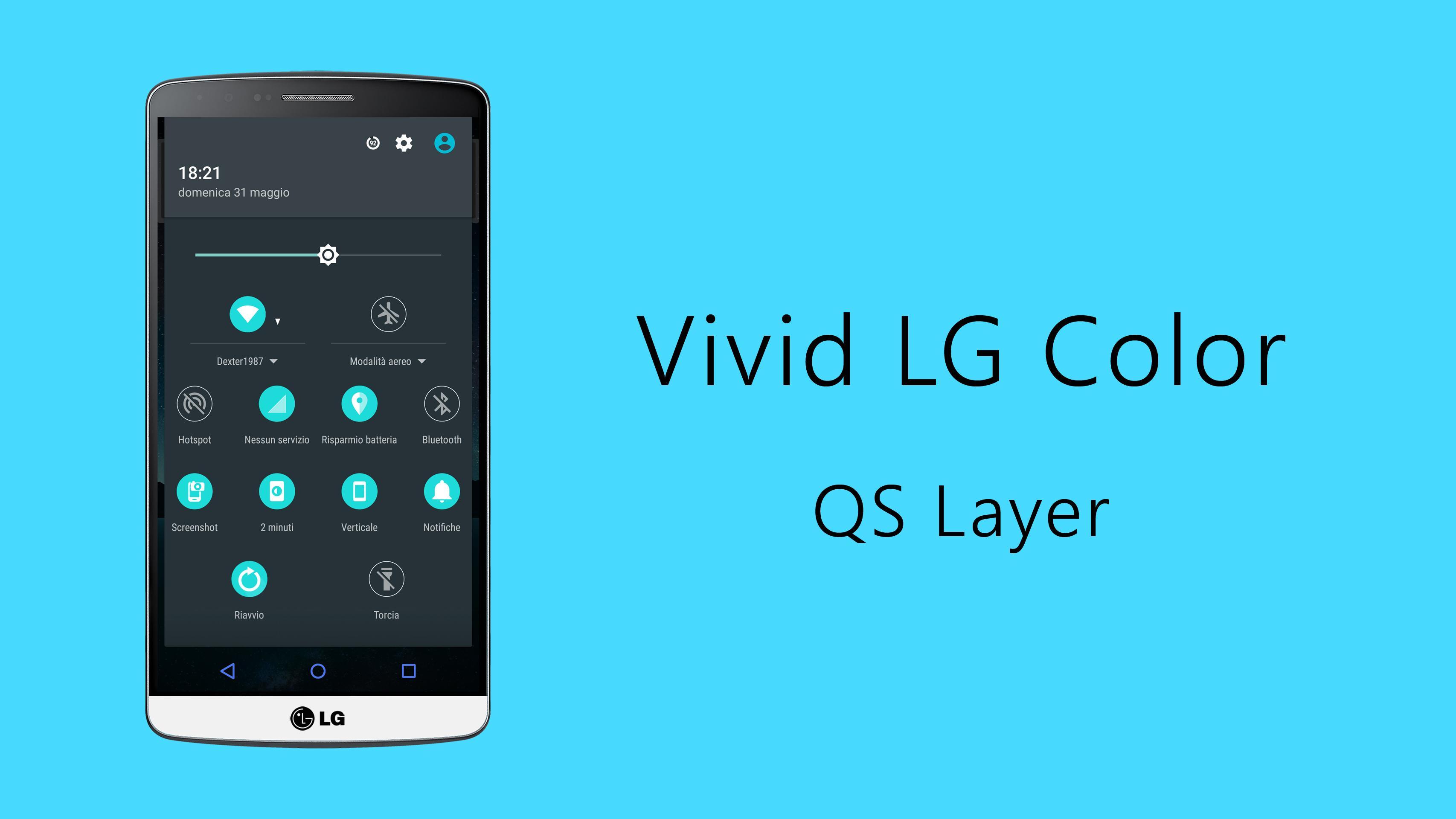 Vivid LG Color - Layers Theme