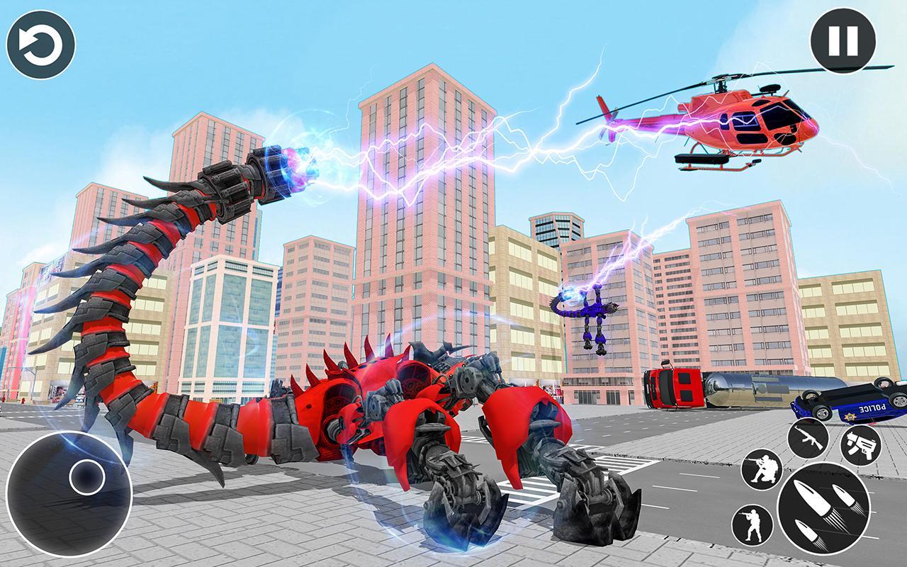 Multi Scorpion Robot Transformation