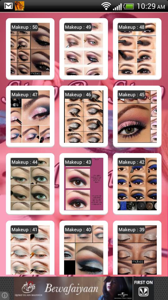 Step By Step Makeup Tutorials