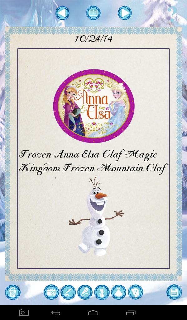 Frozen Secret Diary