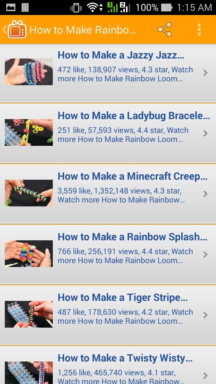 Rainbow Loom Bracelets