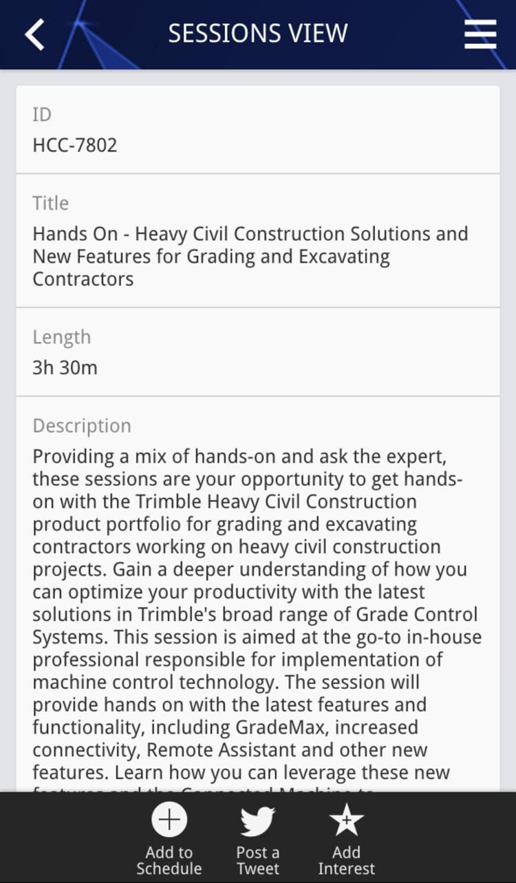 Trimble Dimensions 2014