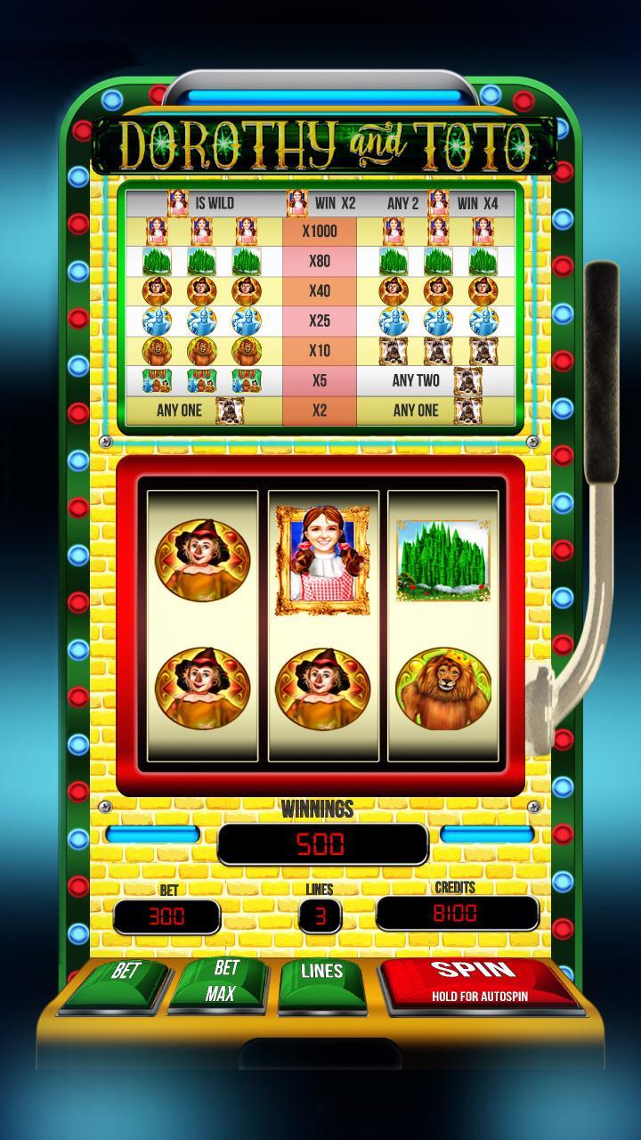 Dorothy & toto Slots