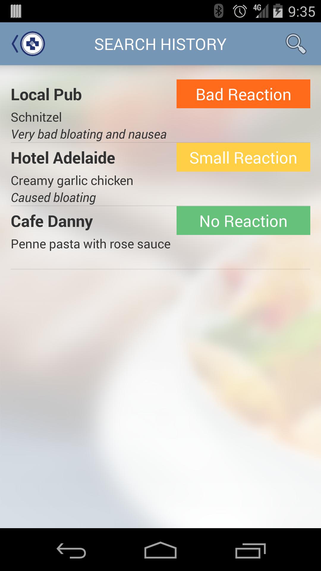 AllerTrack-Meal Log IBS/Celiac