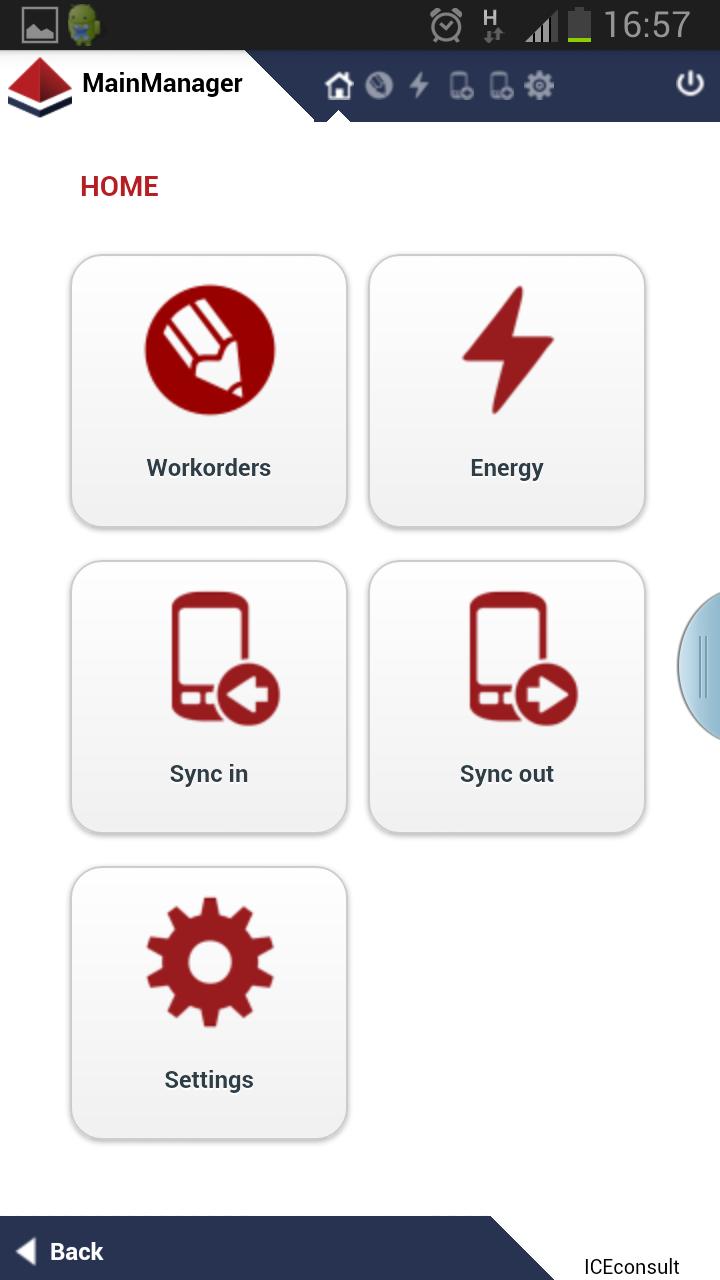MainManager on your smartphone