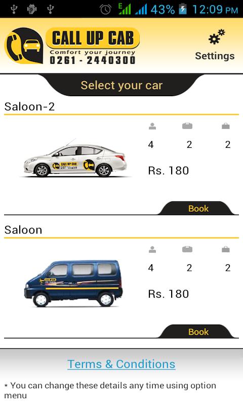 Call Up Cab - Surat Taxi