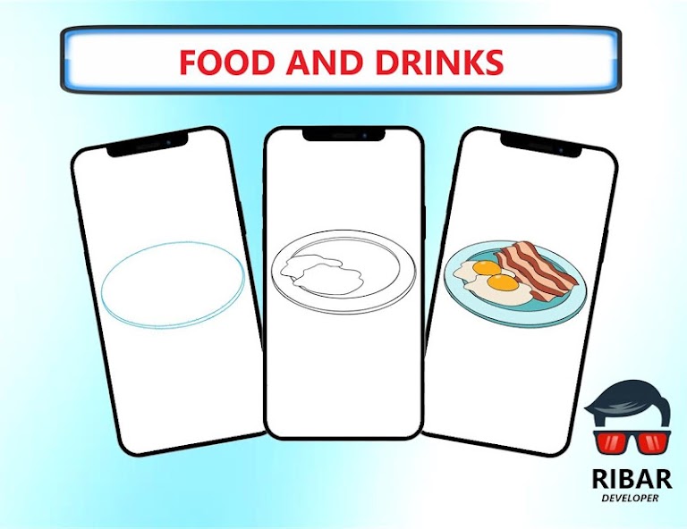 How To Draw Food and Drinks