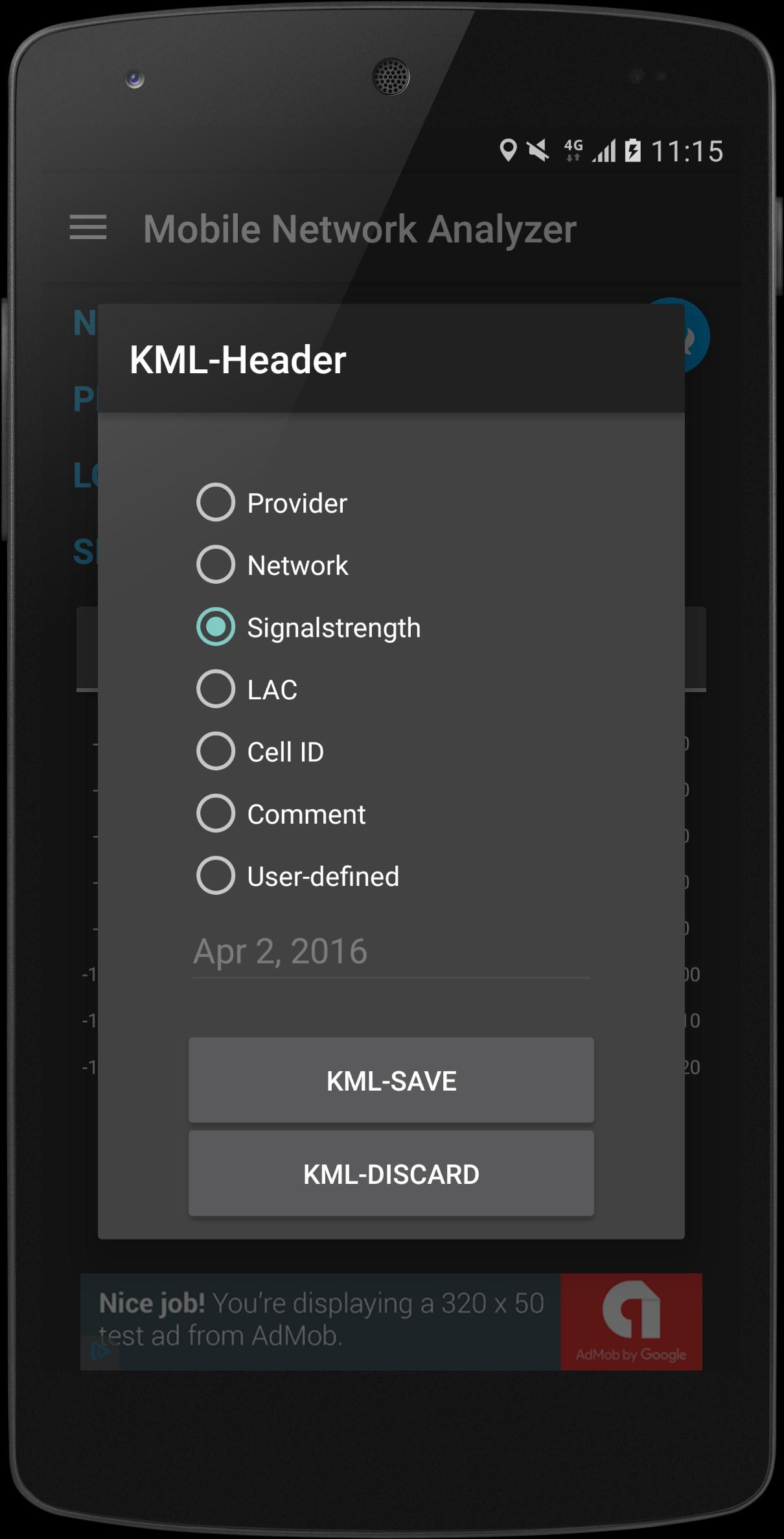 Mobile Network Analyzer