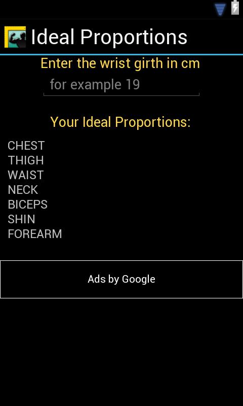 Ideal Proportions of the Body