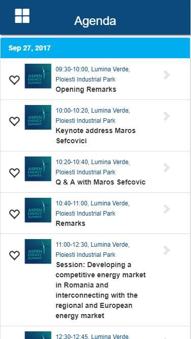 Aspen Institute Romania Public Events App