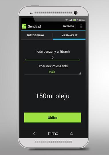 Calculator burning Senda.pl