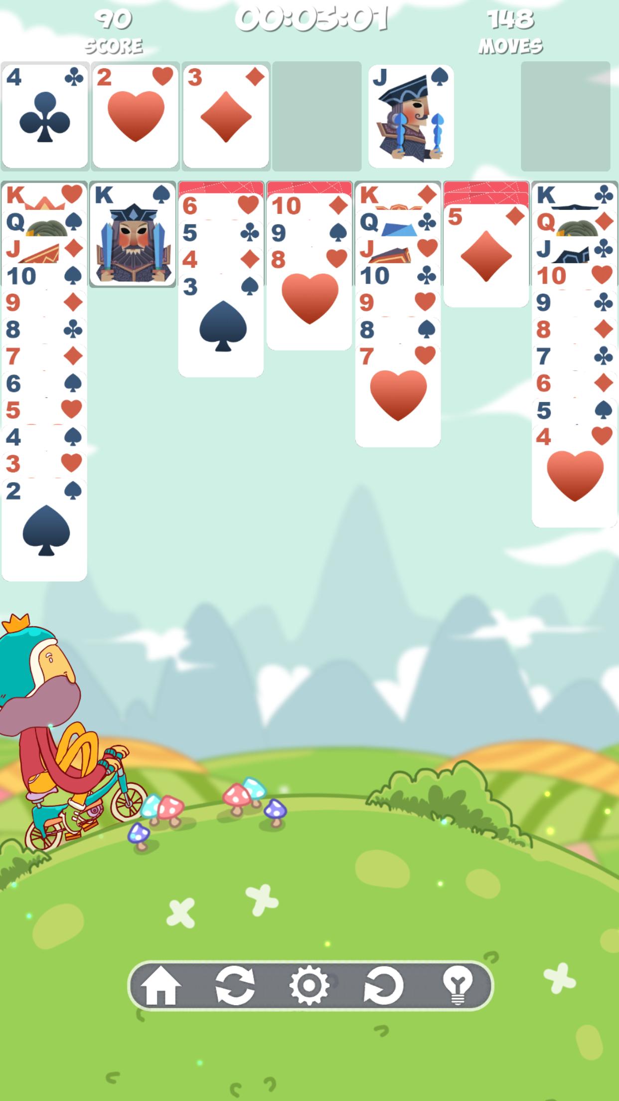 Solitaire - 3 Games Klondike, Tripeaks and Spider