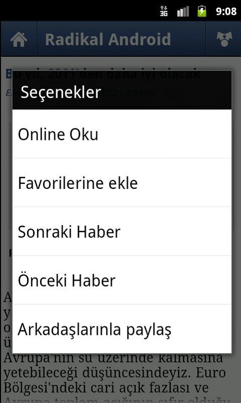 Radikal Android Haber
