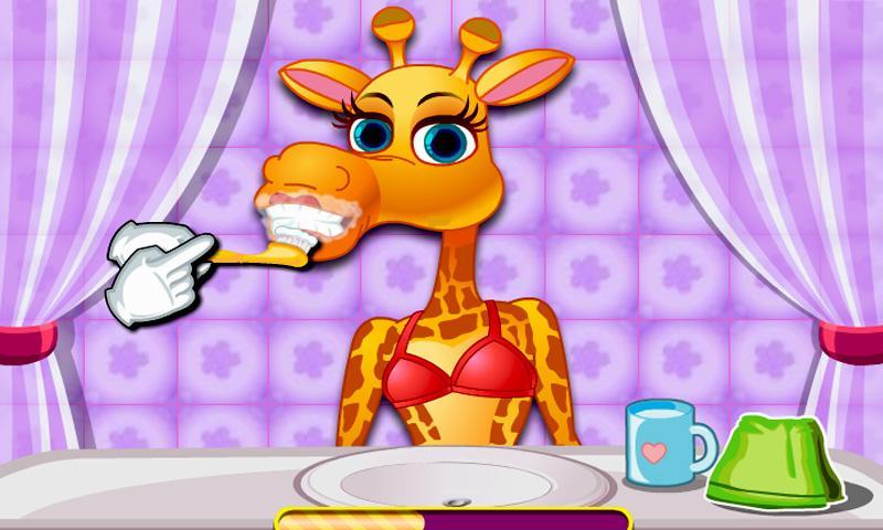 Giraffe Spa Games for Girls