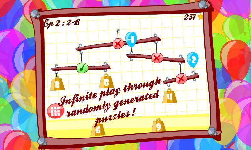 Balance me Lite, math puzzle