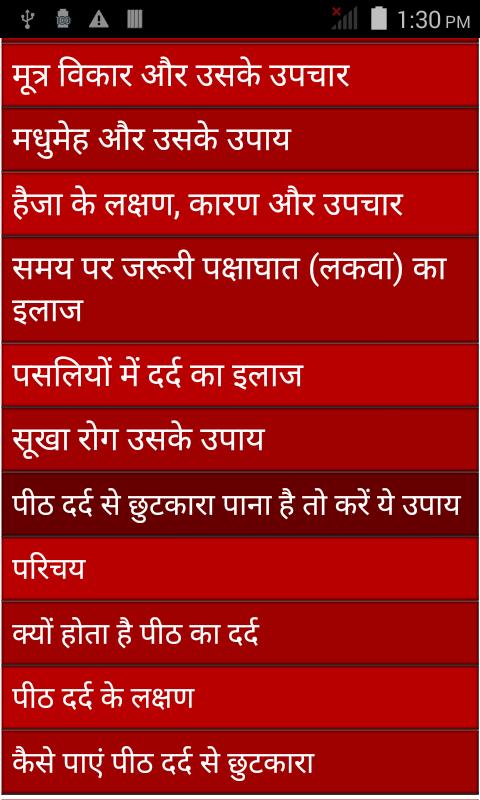 1500 Bimari Lakshan Aur Upay