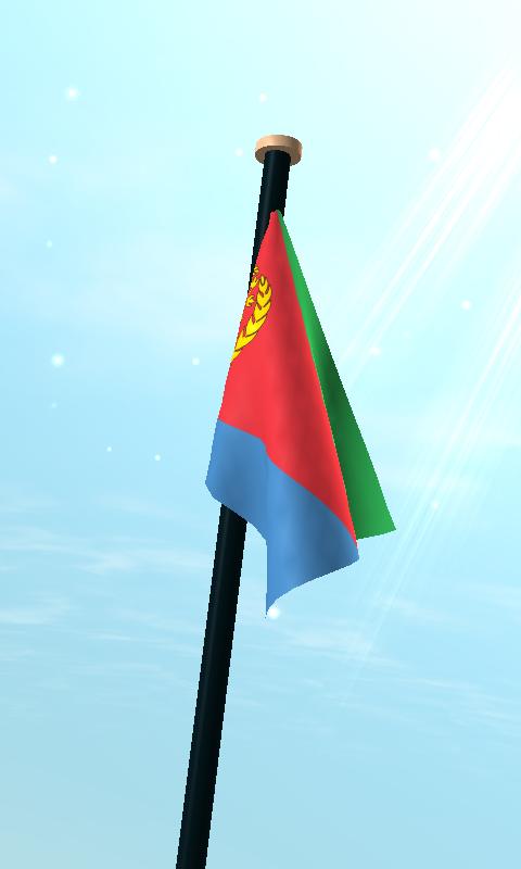 Eritrea Flag 3D Free Wallpaper