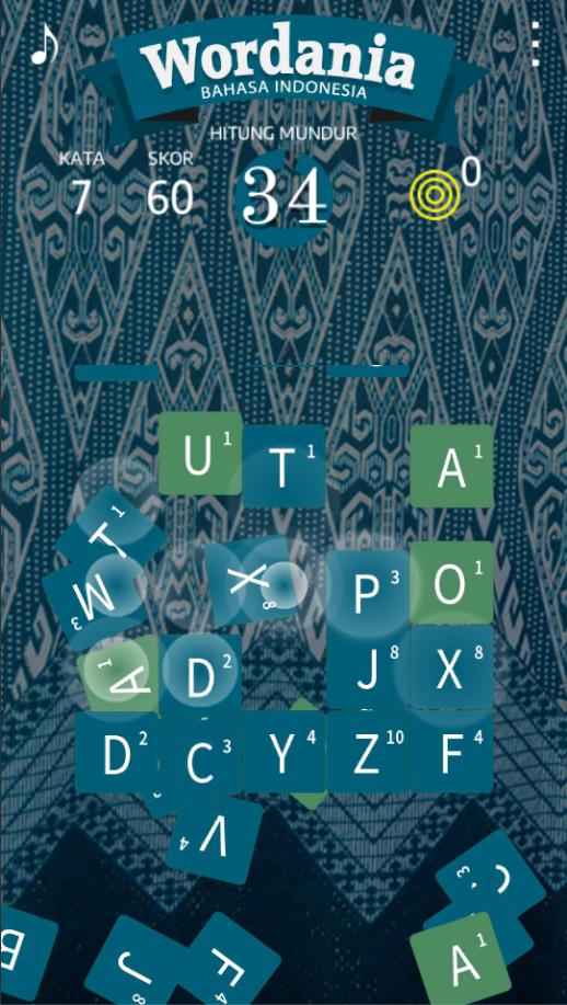 Wordania : Membuat Kata Dari Huruf Acak