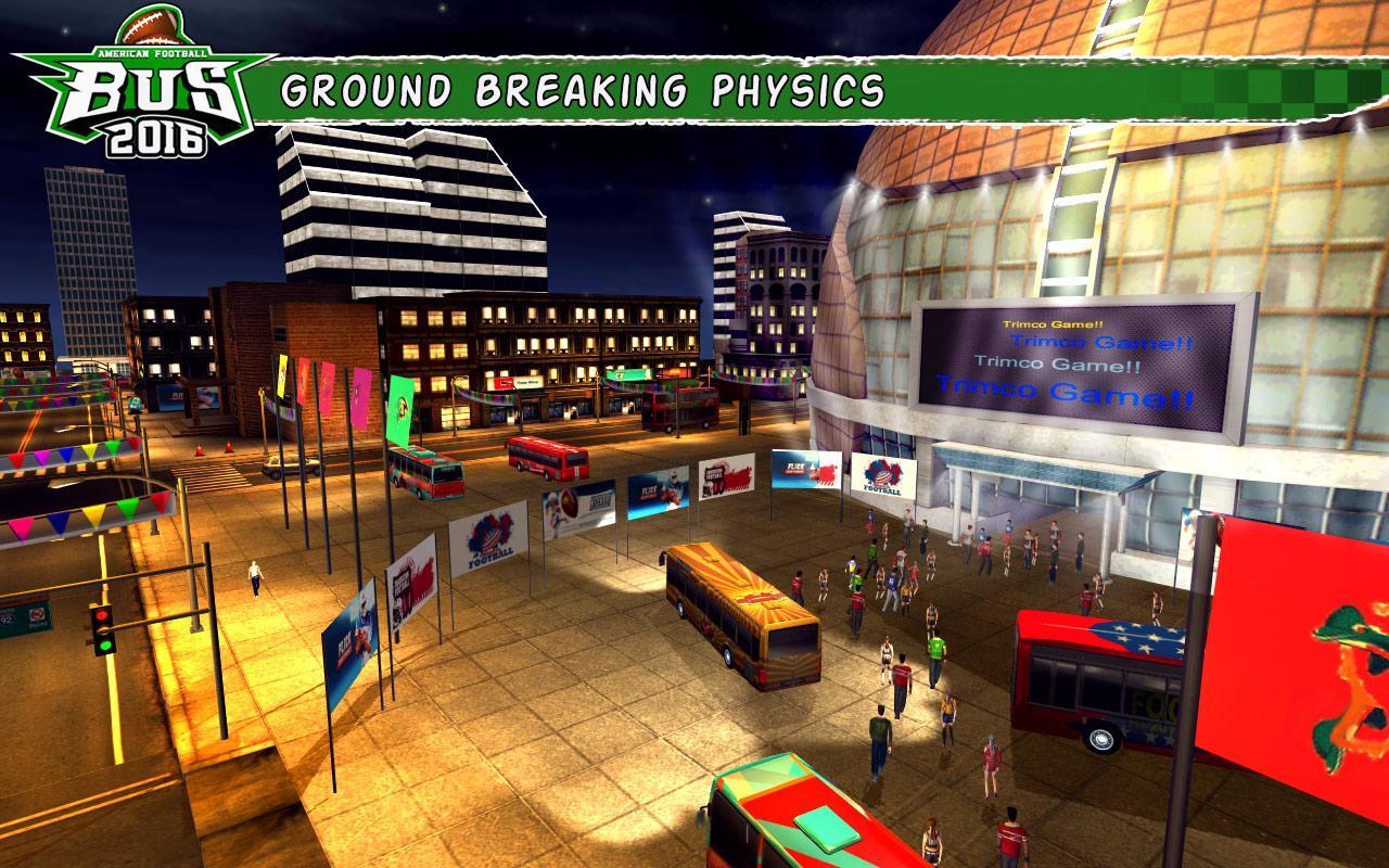 American Football Bus