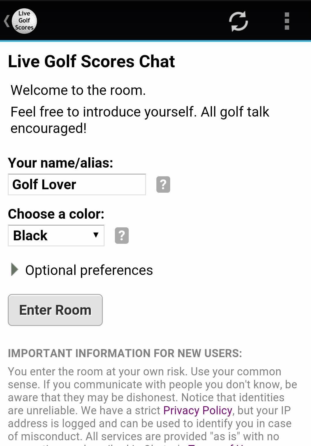 Live Golf Scores and News