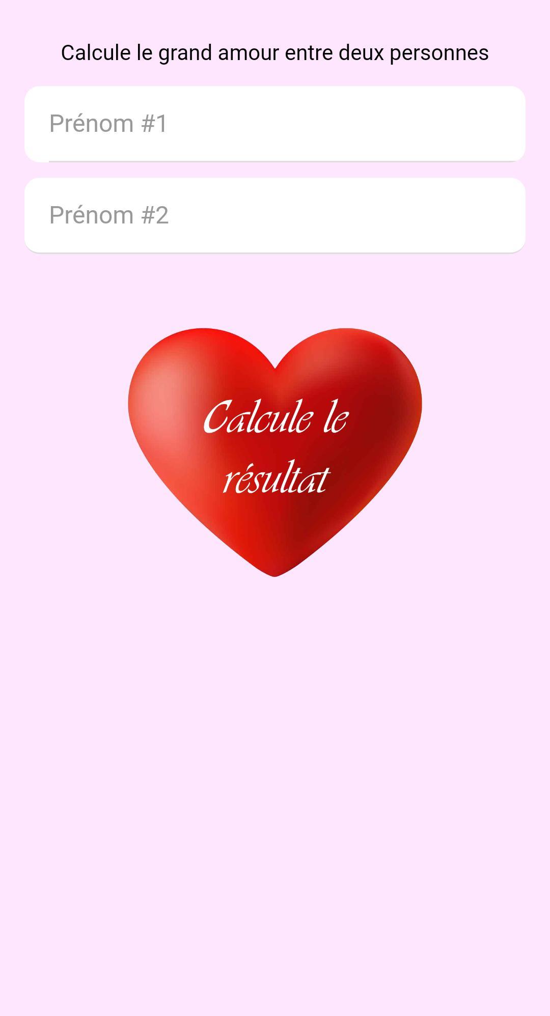 Calculette de l'Amour