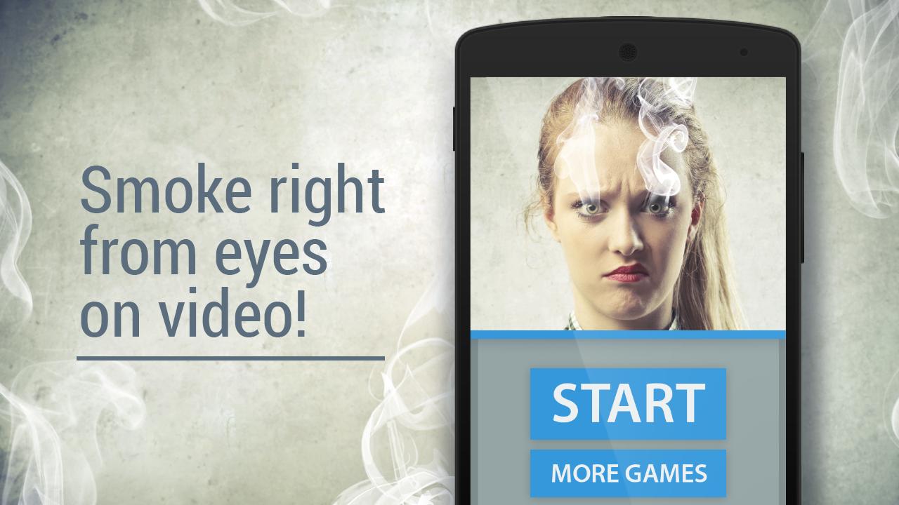 Live smoked eyes. Video