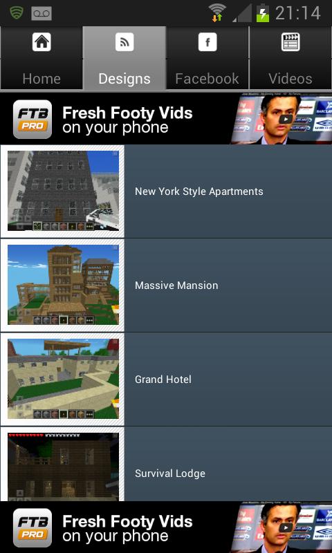 Building Designs For MCPE