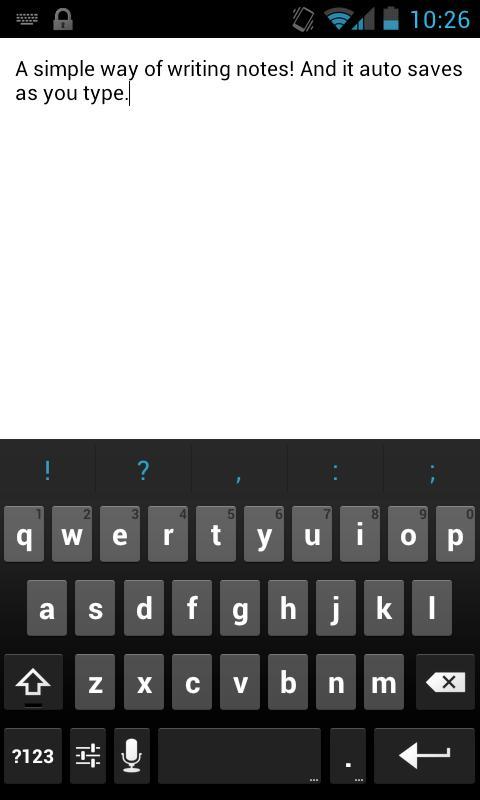 Pad - a simple notepad