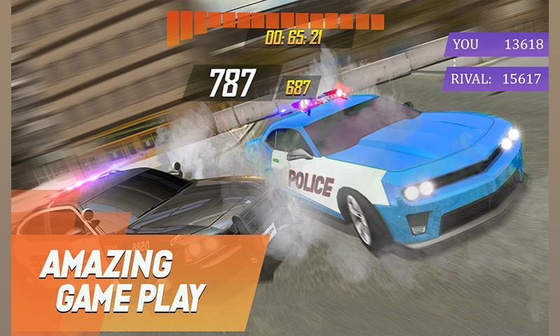 Police Car Drift Racing Simulator 3D