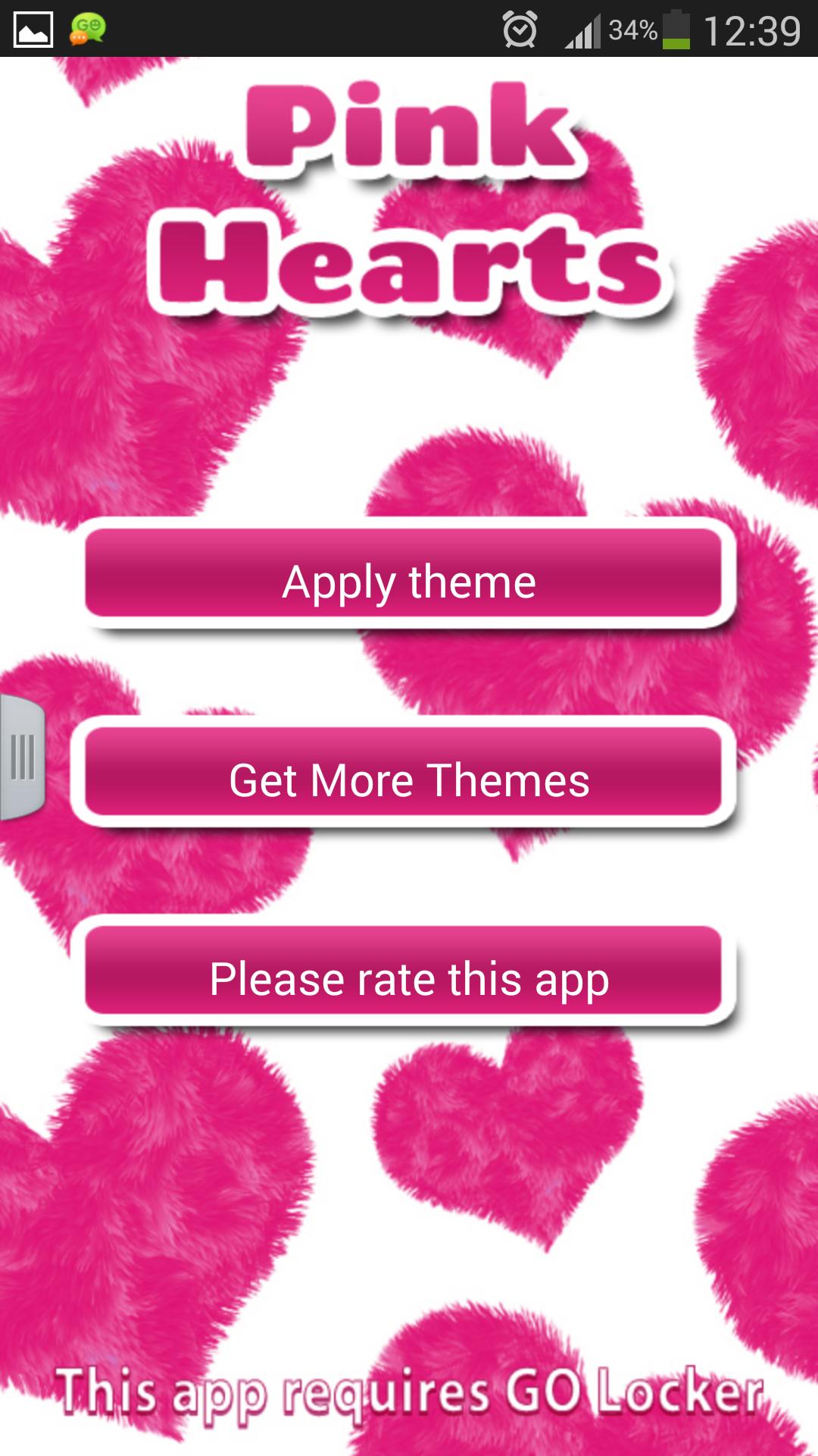 Pink Hearts for GO Locker