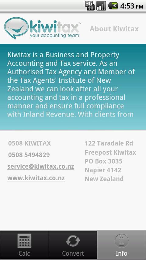 Kiwitax GST Calculator