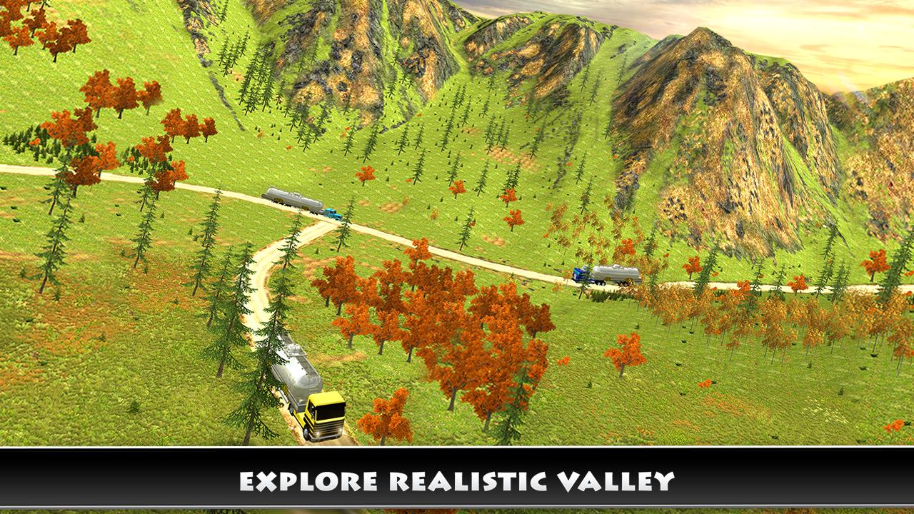 Offroad Oil Cargo Truck Sim 3D