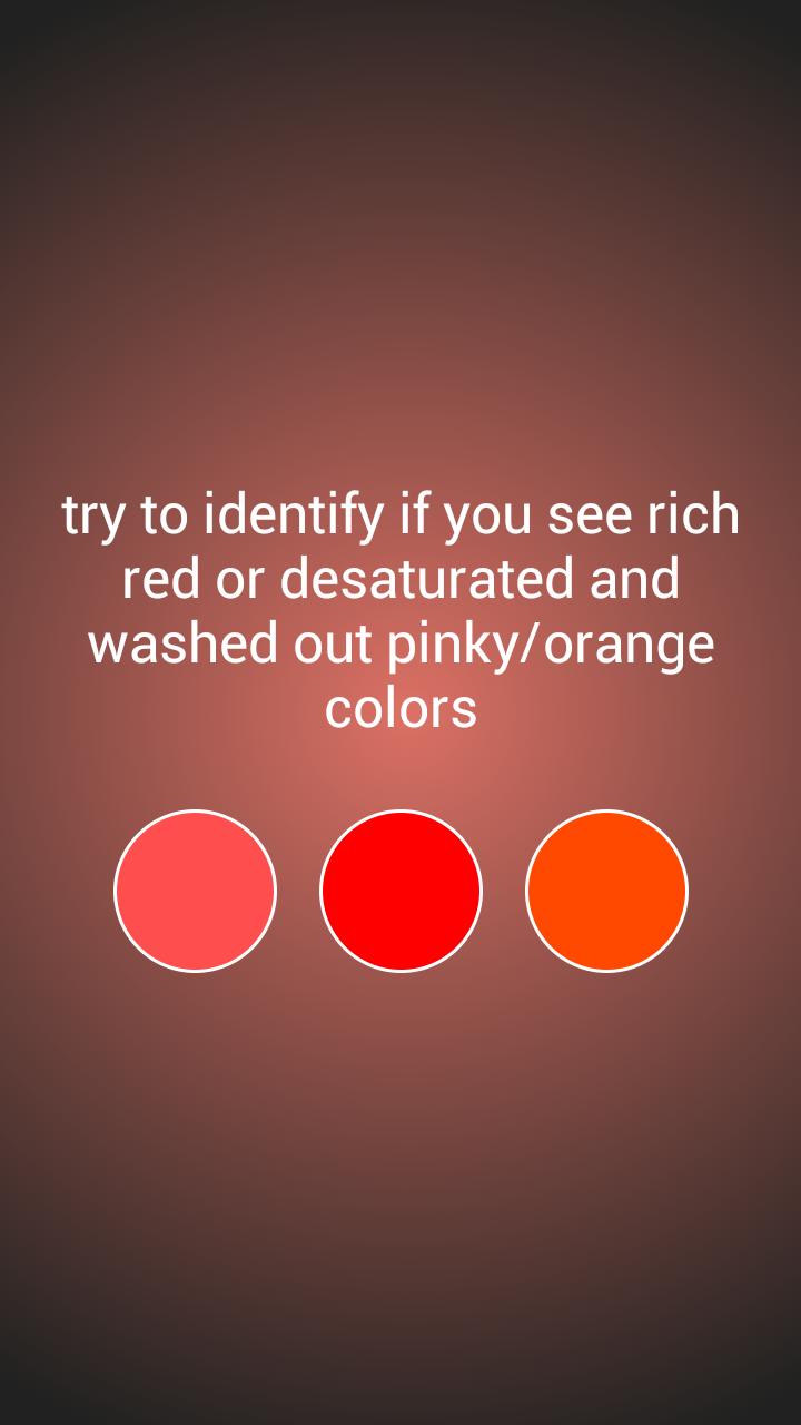 Red Desaturation Test