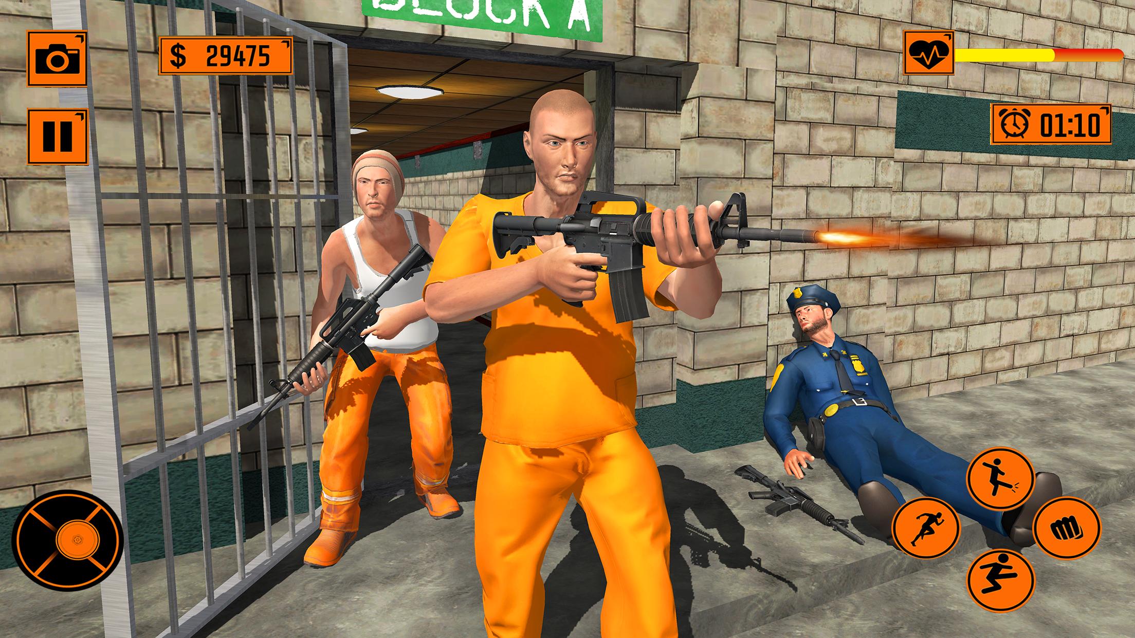 Prisoner jail Shooting Strike