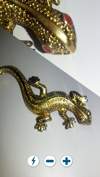 magnifying glass with light